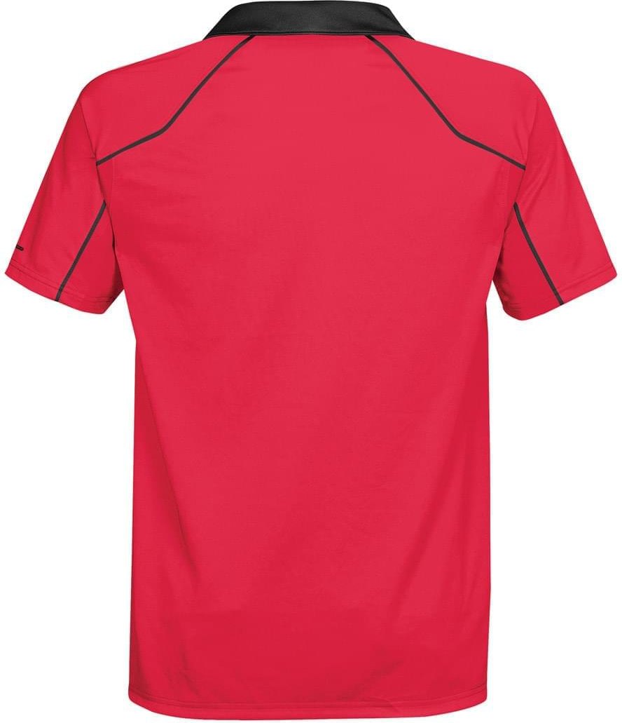 Stormtech Tps-1 Men’s Crossover Performance Polo - Scarlet - Black - Adult s