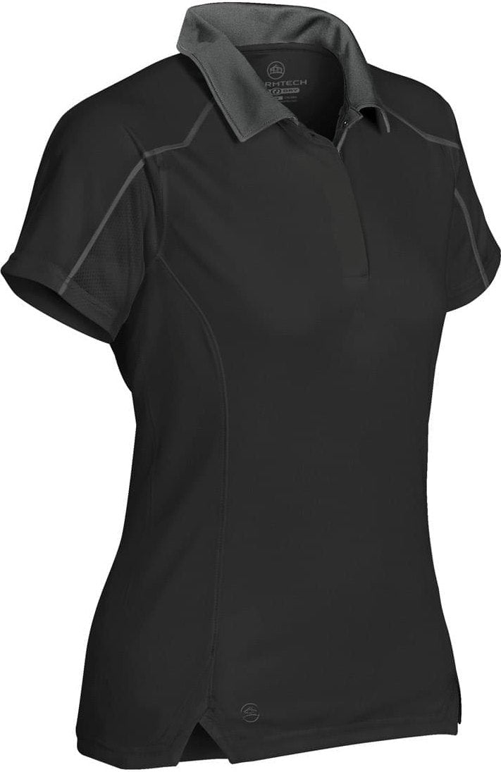 Stormtech Tps-1w Women’s Crossover Performance Polo - Black Graphite