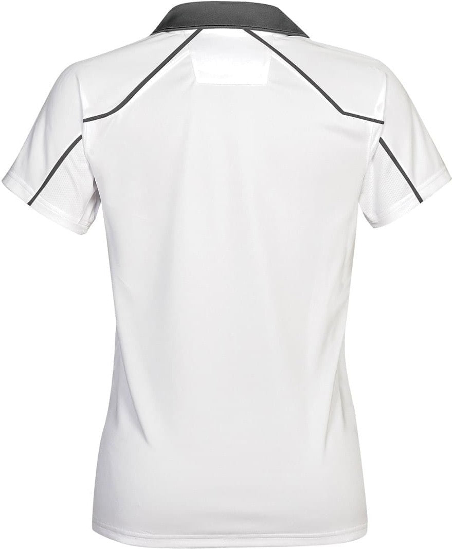 Stormtech Tps-1w Women’s Crossover Performance Polo - Tech White - Graphite - Ladies Xs