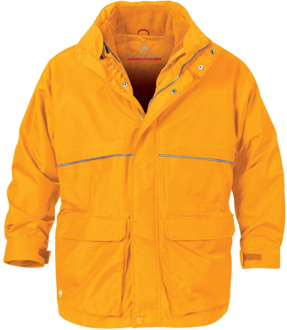 Stormtech Tpx-2 Men’s Explorer 3-in-1 Jacket - Cyber Yellow - Adult l