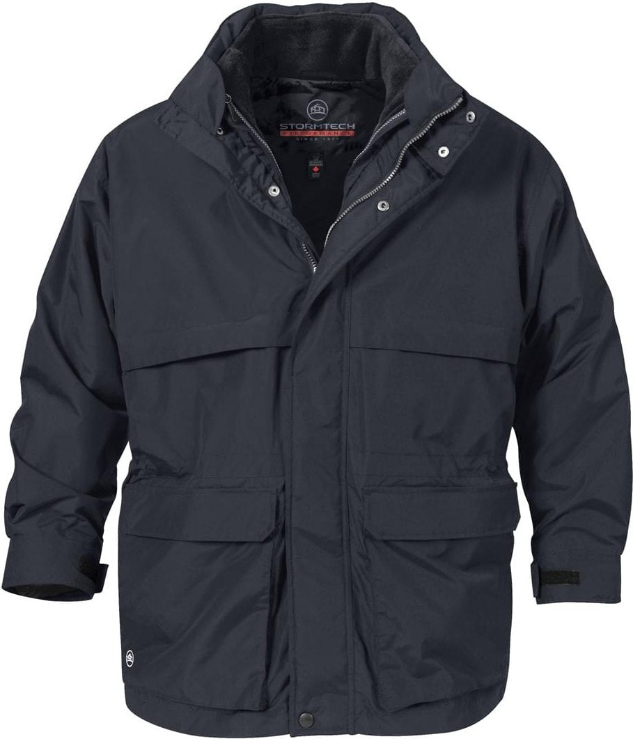 Stormtech Tpx-2 Men’s Explorer 3-in-1 Jacket - Navy - Adult Xl