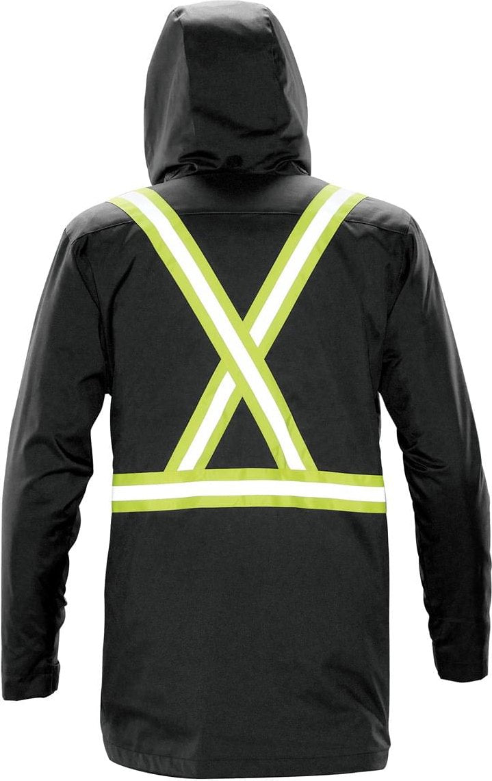 Stormtech Tpx-3r Men’s Vortex Hd 3-in-1 Reflective Parka - Black
