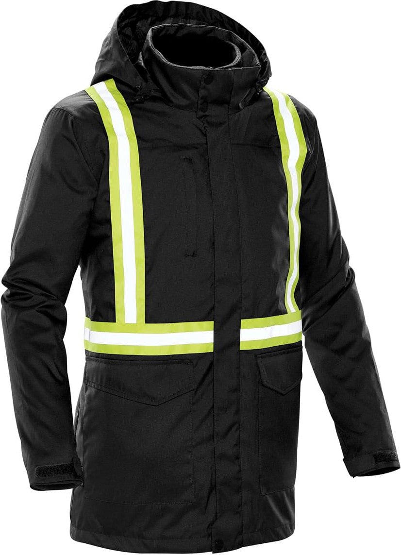Stormtech Tpx-3r Men’s Vortex Hd 3-in-1 Reflective Parka - Black