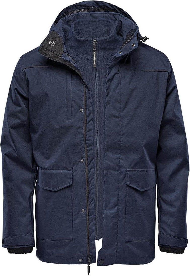 Stormtech Tpx-3y Youth Vortex Hd 3-in-1 Parka - Navy - Xs
