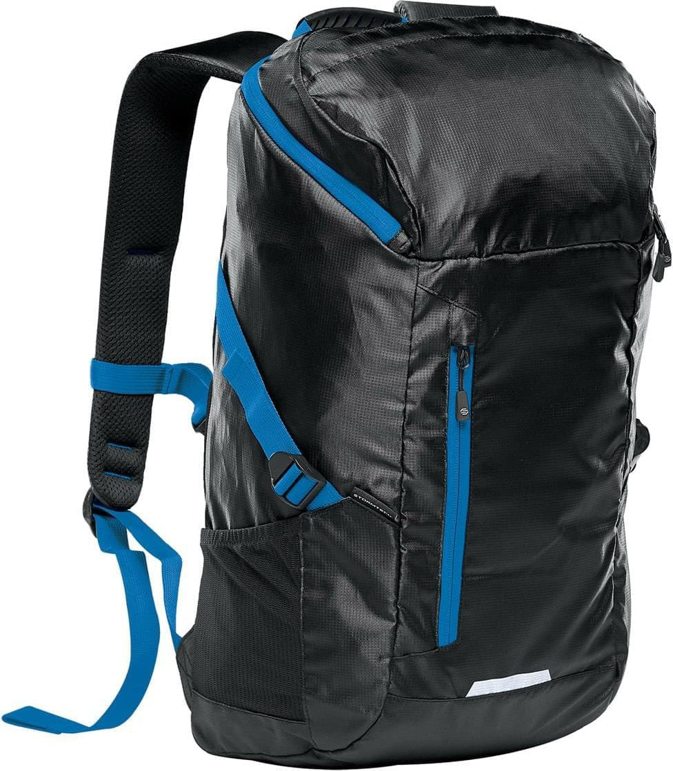 Stormtech Trn-1 Whistler Backpack 25 - Black Azure Blue