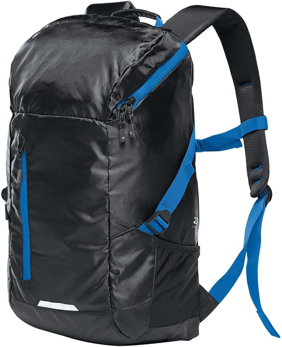 Stormtech Trn-1 Whistler Backpack 25 - Black Azure Blue