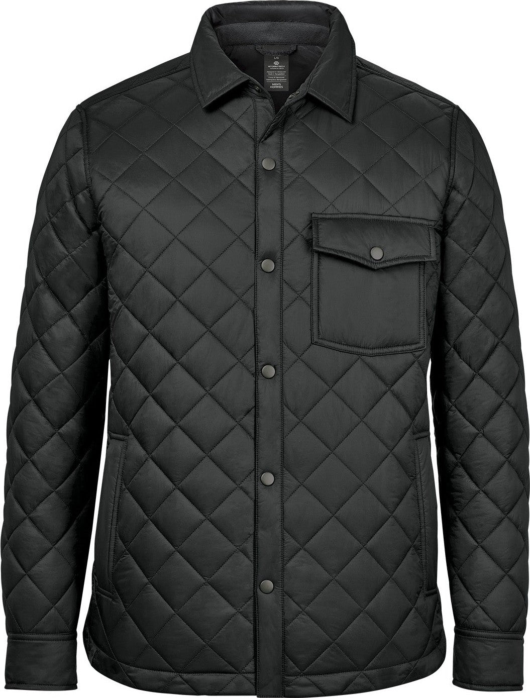 Stormtech Trx-6m Men’s Tundra Quilted Shacket - Black - Adult s