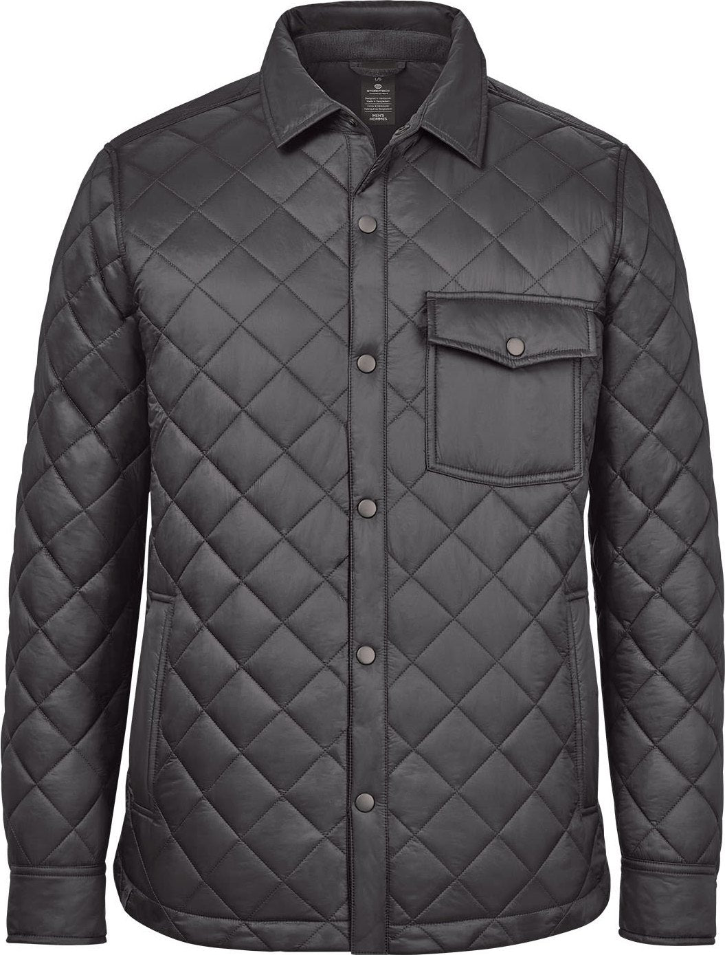 Stormtech Trx-6m Men’s Tundra Quilted Shacket - Granite - Adult s