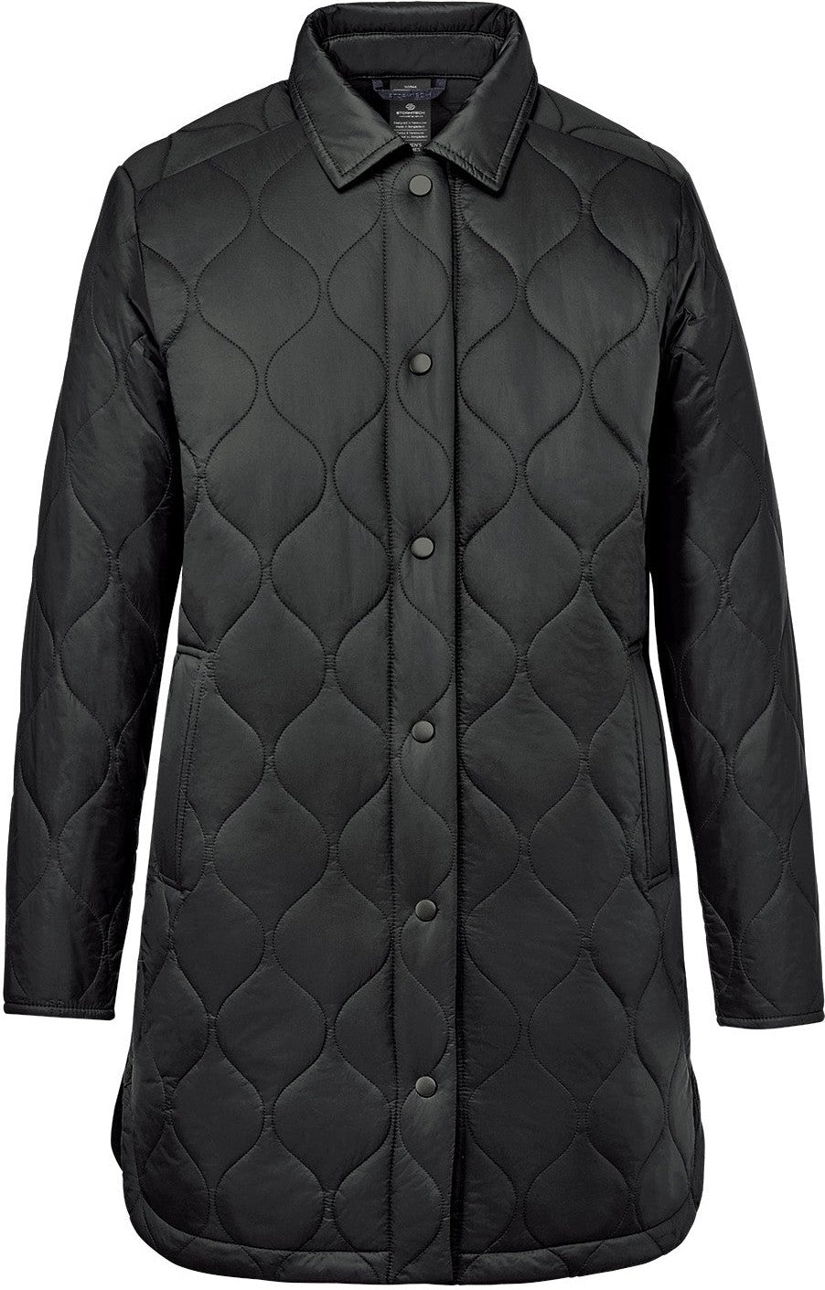 Stormtech Trx-6w Women’s Tundra Quilted Shacket - Black - Ladies Xs