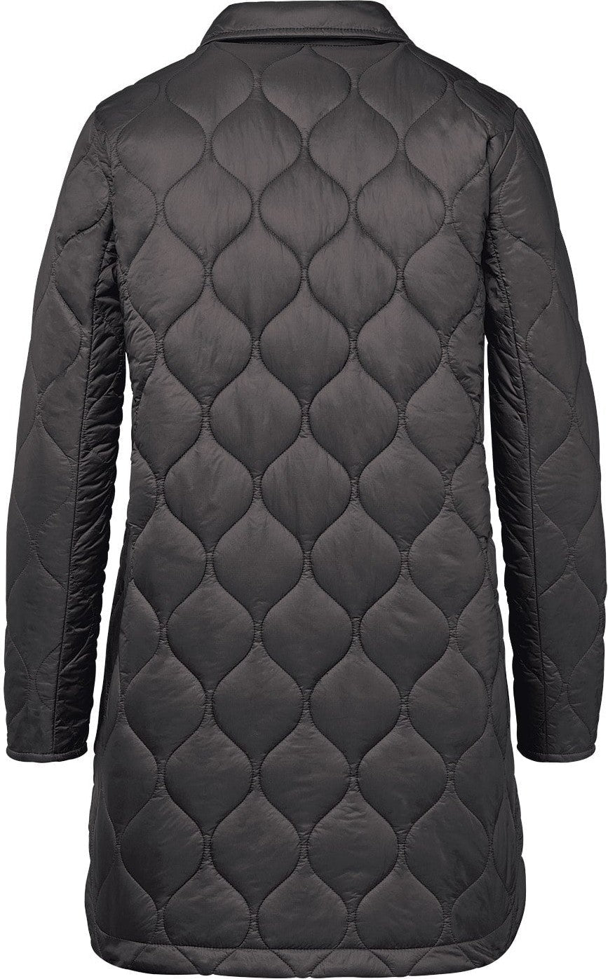 Stormtech Trx-6w Women’s Tundra Quilted Shacket - Granite - Ladies Xs
