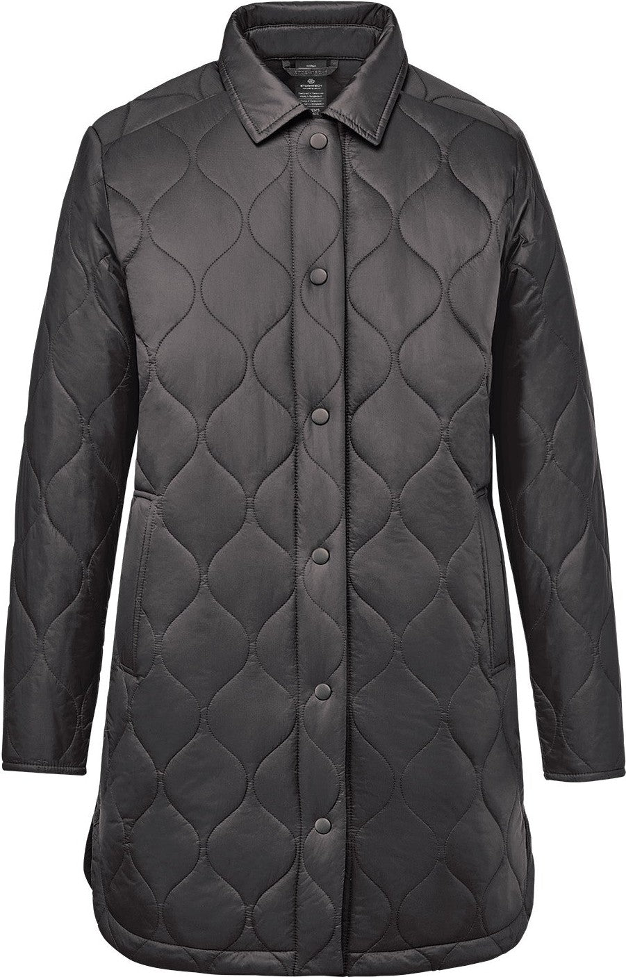 Stormtech Trx-6w Women’s Tundra Quilted Shacket - Granite - Ladies Xs