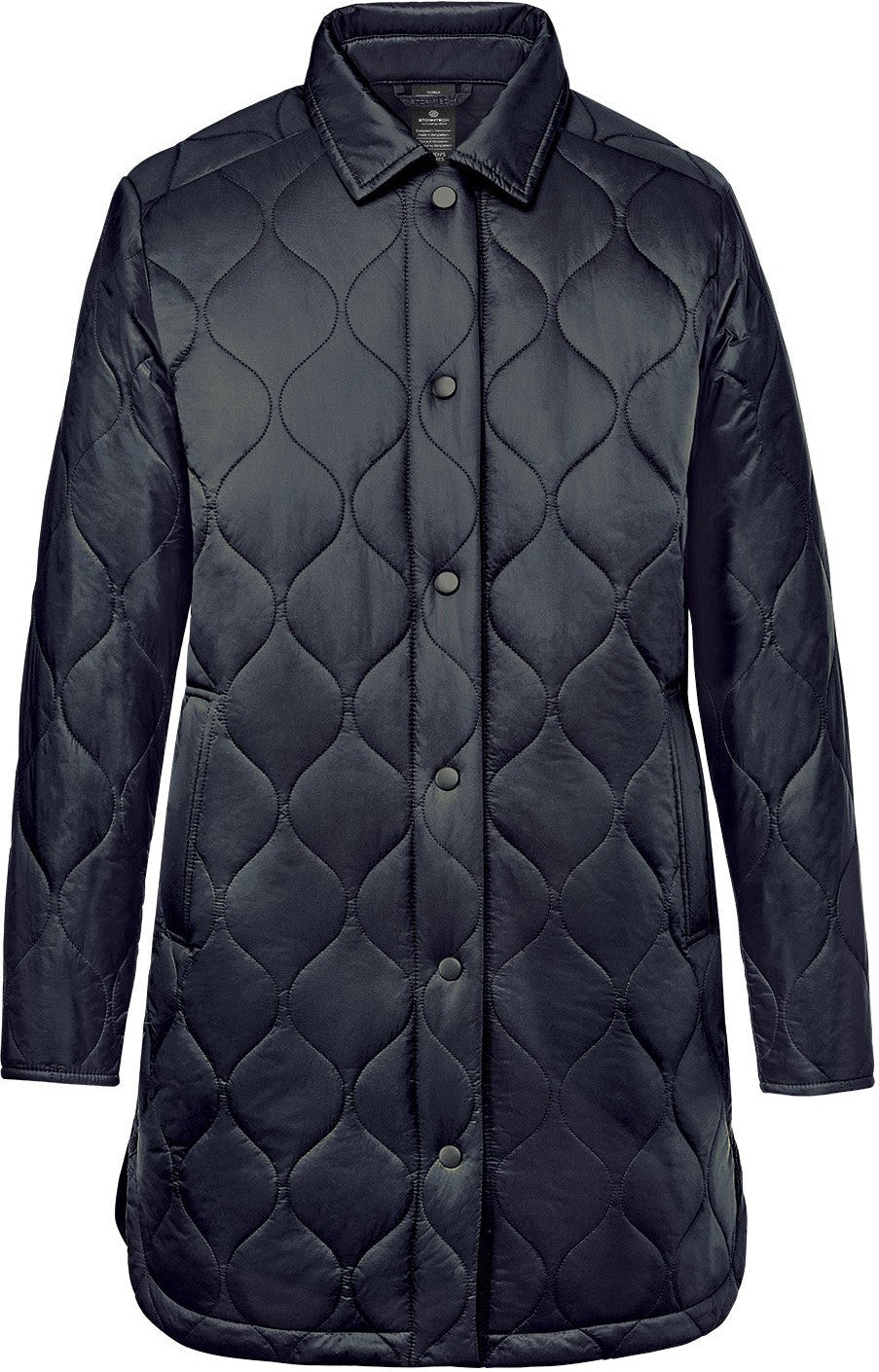 Stormtech Trx-6w Women’s Tundra Quilted Shacket - Midnight - Ladies Xs