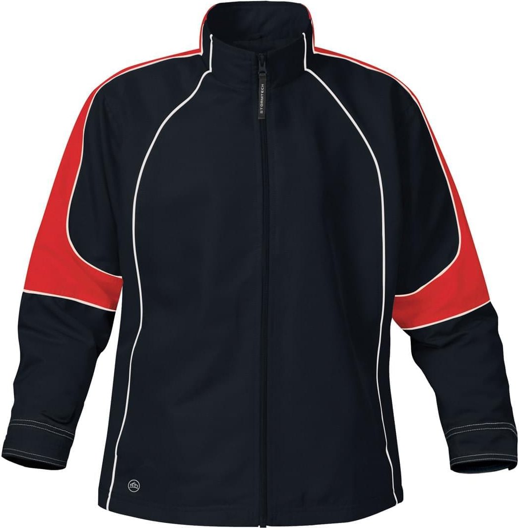 Stormtech Ts-1 Men’s Athletic Twill Shell - Black Sport Red White - Adult s