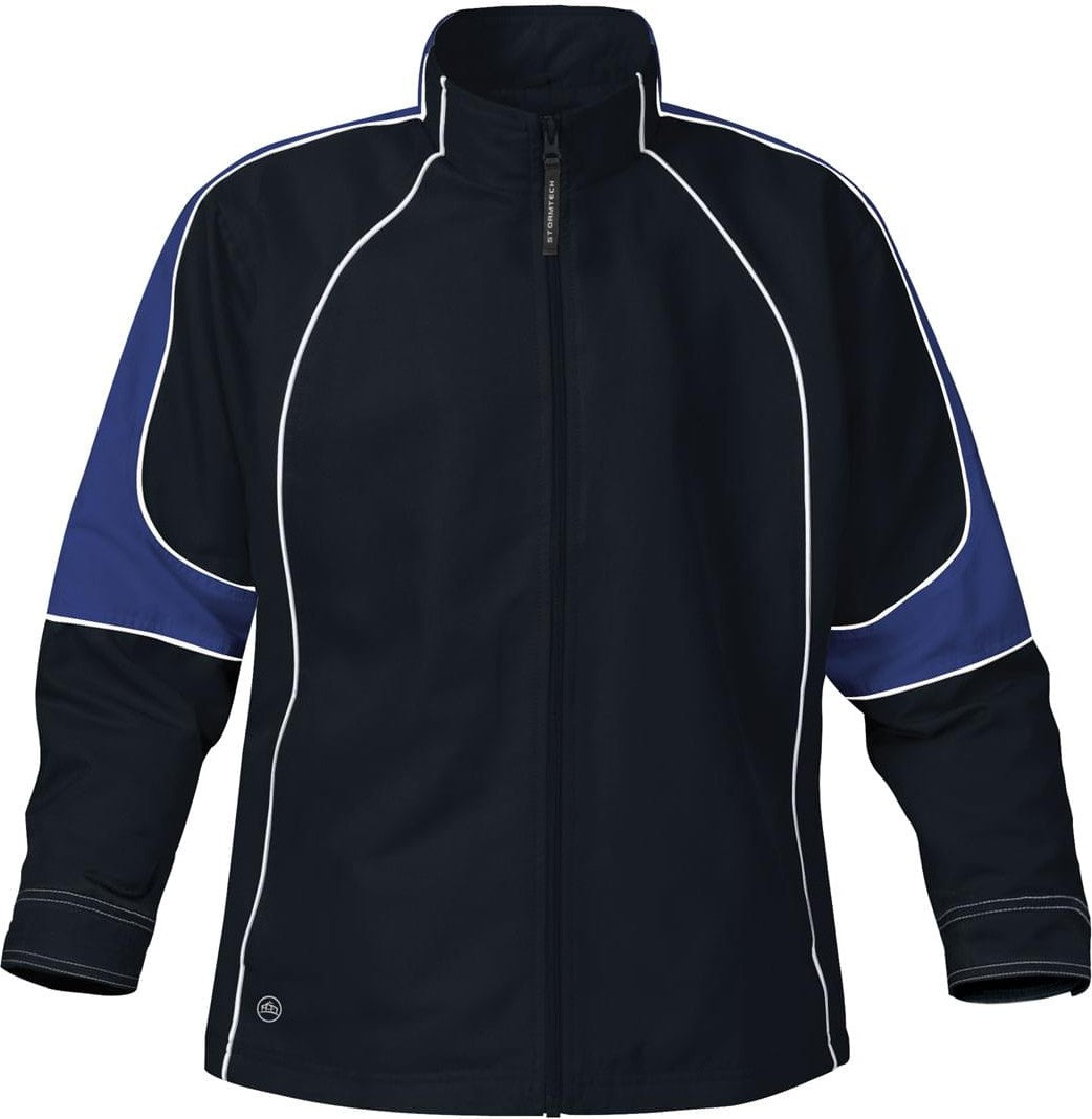 Stormtech Ts-1w Women’s Athletic Twill Shell - Black Royal - Ladies m