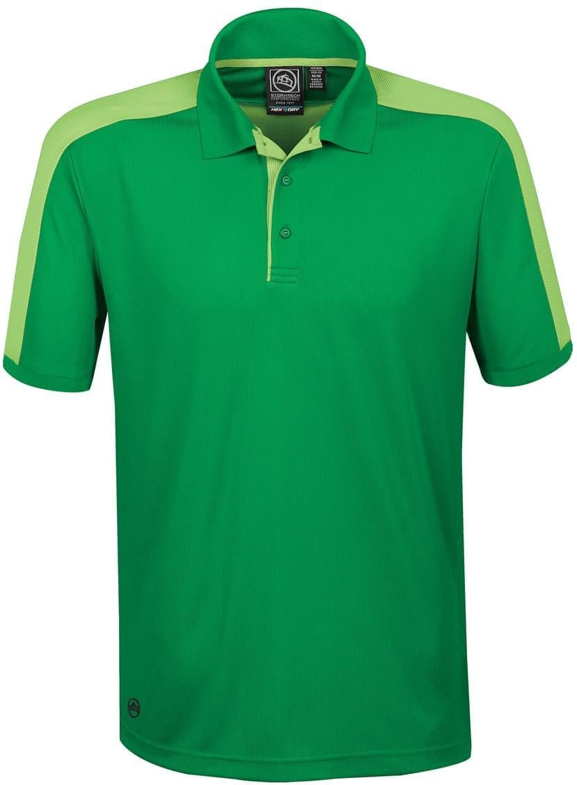 Stormtech Tsr-1 Men’s Shadow Polo - Amazon - Spring Green - Adult s