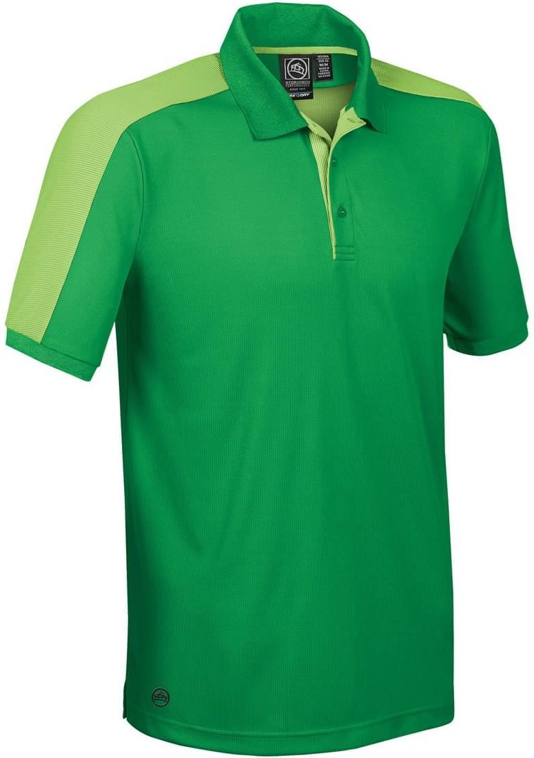 Stormtech Tsr-1 Men’s Shadow Polo - Amazon - Spring Green