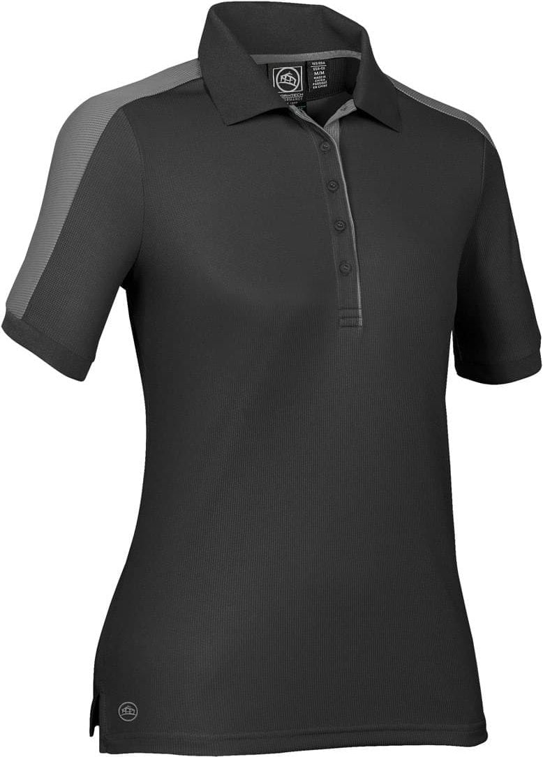 Stormtech Tsr-1w Women’s Shadow Polo - Black Granite