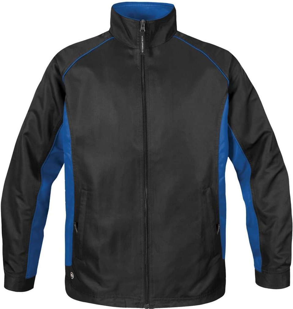 Stormtech Tsx-1w Women’s Twill Track Jacket - Black Royal - Ladies l