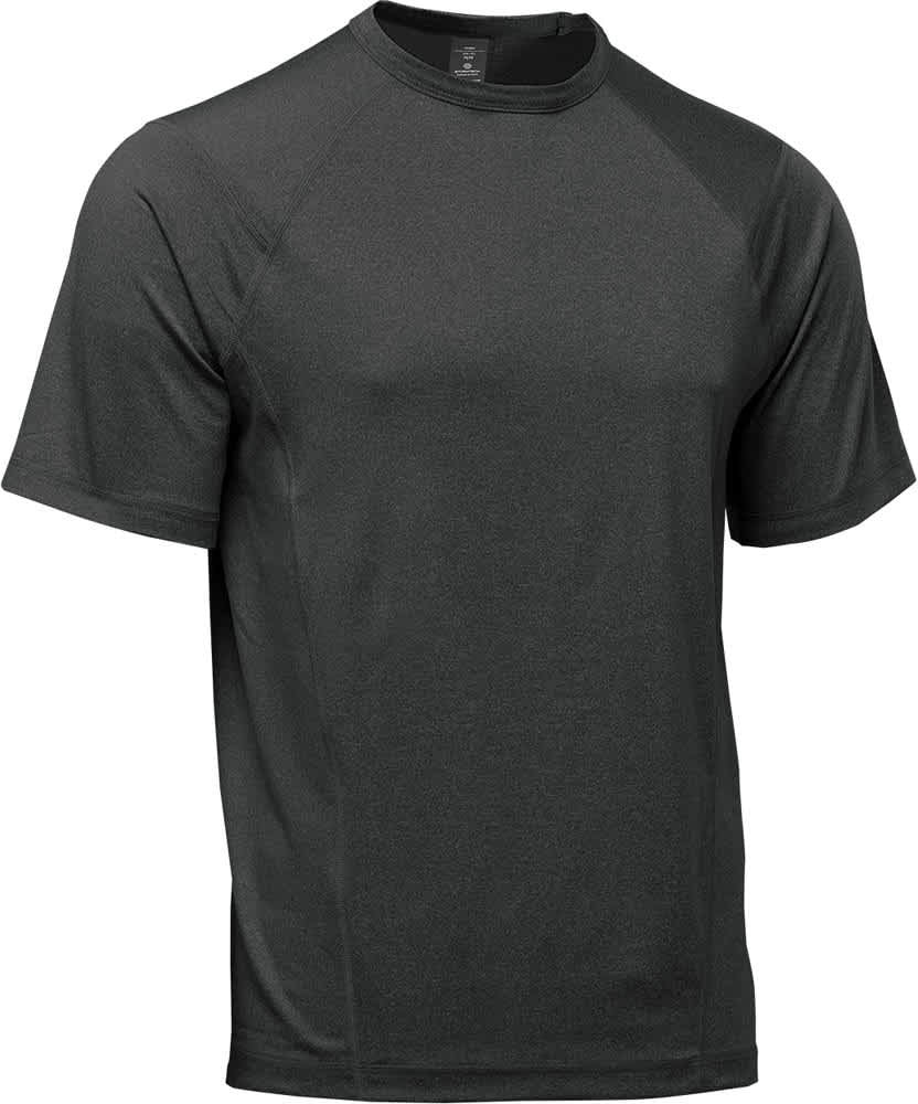 Stormtech Tsx-5m Men’s Volante H2x-dry S/s Tee - Charcoal Heather