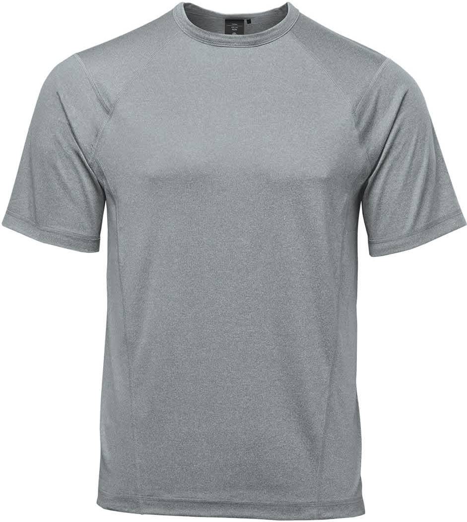 Stormtech Tsx-5m Men’s Volante H2x-dry S/s Tee - Granite Heather - Adult s