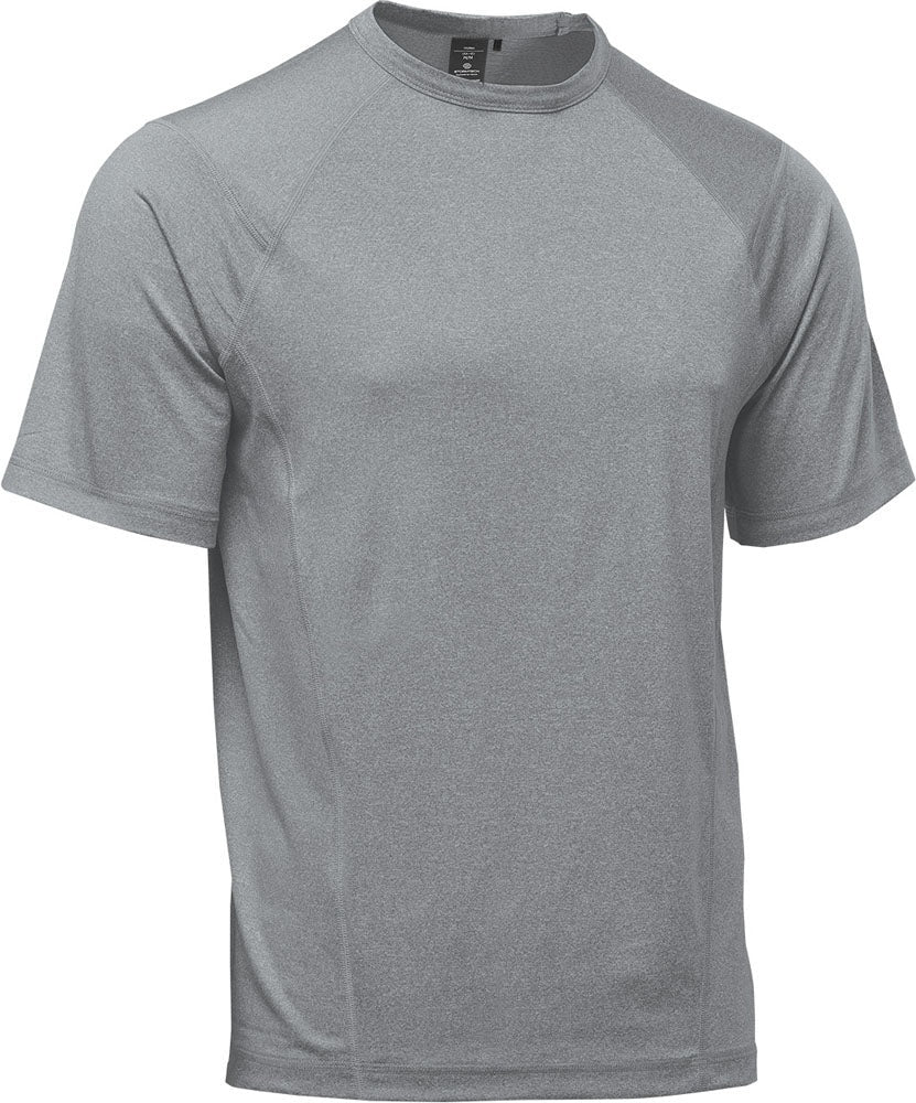 Stormtech Tsx-5m Men’s Volante H2x-dry S/s Tee - Granite Heather