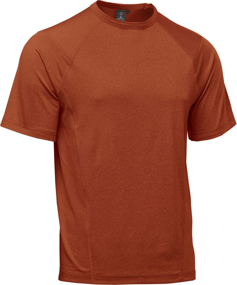 Stormtech Tsx-5m Men’s Volante H2x-dry S/s Tee - Rust Heather