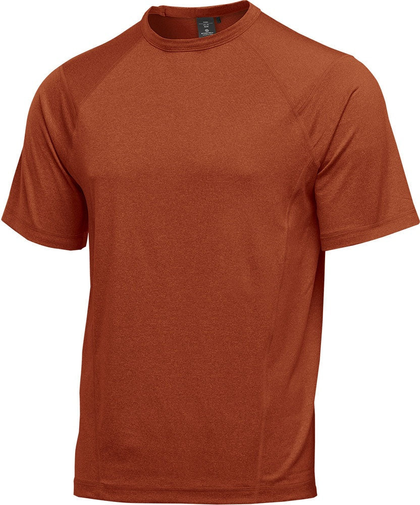 Stormtech Tsx-5m Men’s Volante H2x-dry S/s Tee - Rust Heather