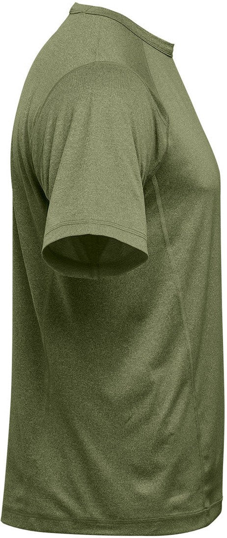 Stormtech Tsx-5m Men’s Volante H2x-dry S/s Tee - Sage Green Heather