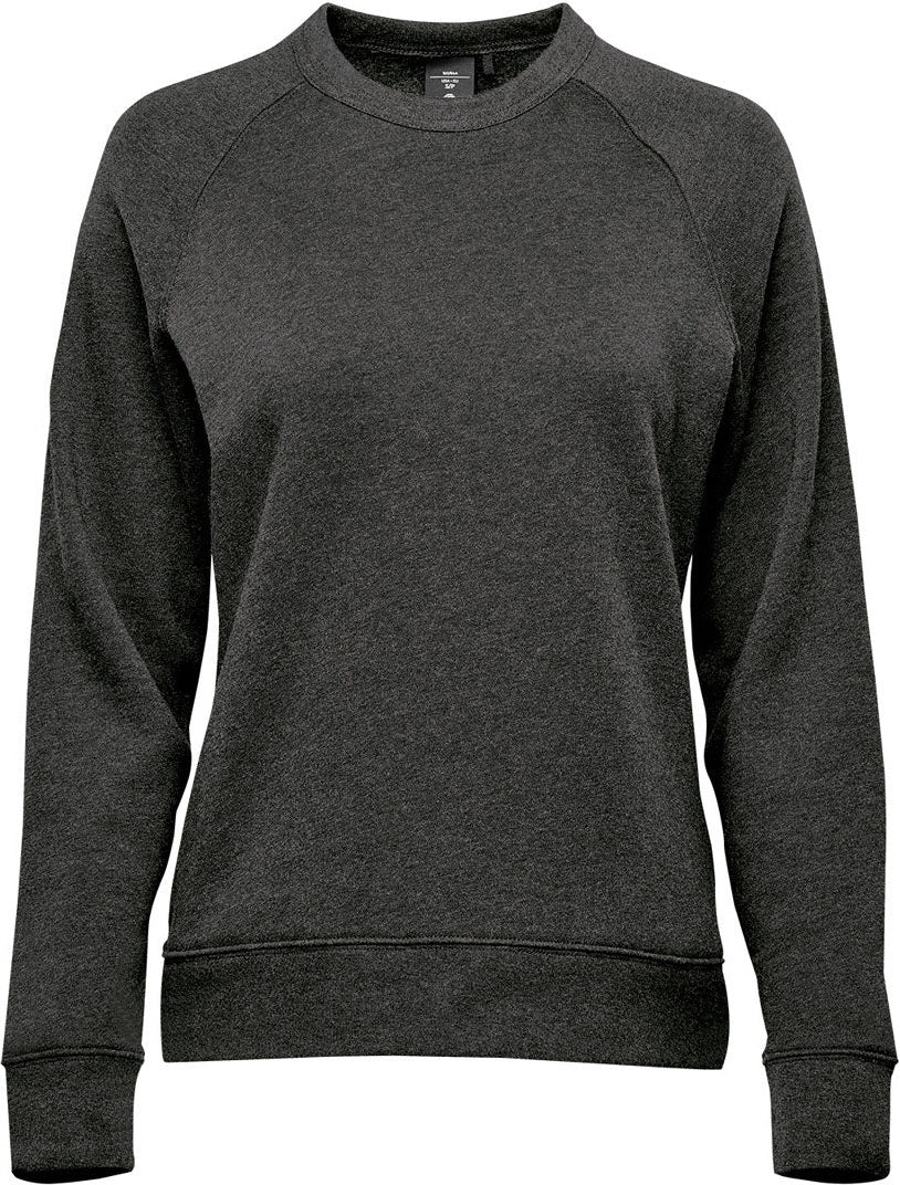 Stormtech Twx-1w Women’s Monashee Fleece Crew Neck - Charcoal Heather - Ladies Xs