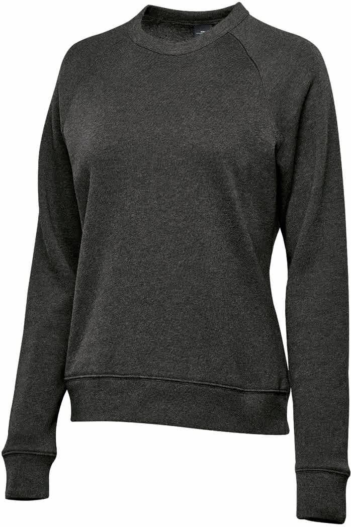 Stormtech Twx-1w Women’s Monashee Fleece Crew Neck - Charcoal Heather