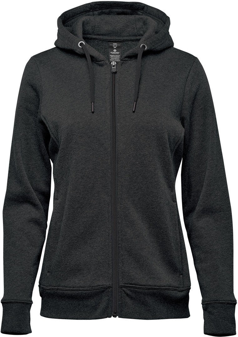Stormtech Twx-2w Women’s Monashee Fleece Full Zip Hoody - Charcoal Heather - Ladies Xs