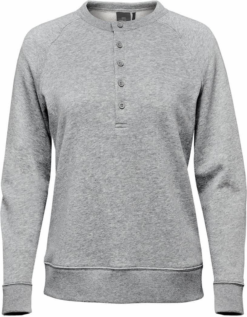 Stormtech Twx-4w Women’s Monashee Henley - Granite Heather - Ladies Xs