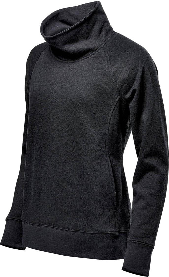 Stormtech Twx-5w Women’s Monashee Cowl Neck Pullover - Black
