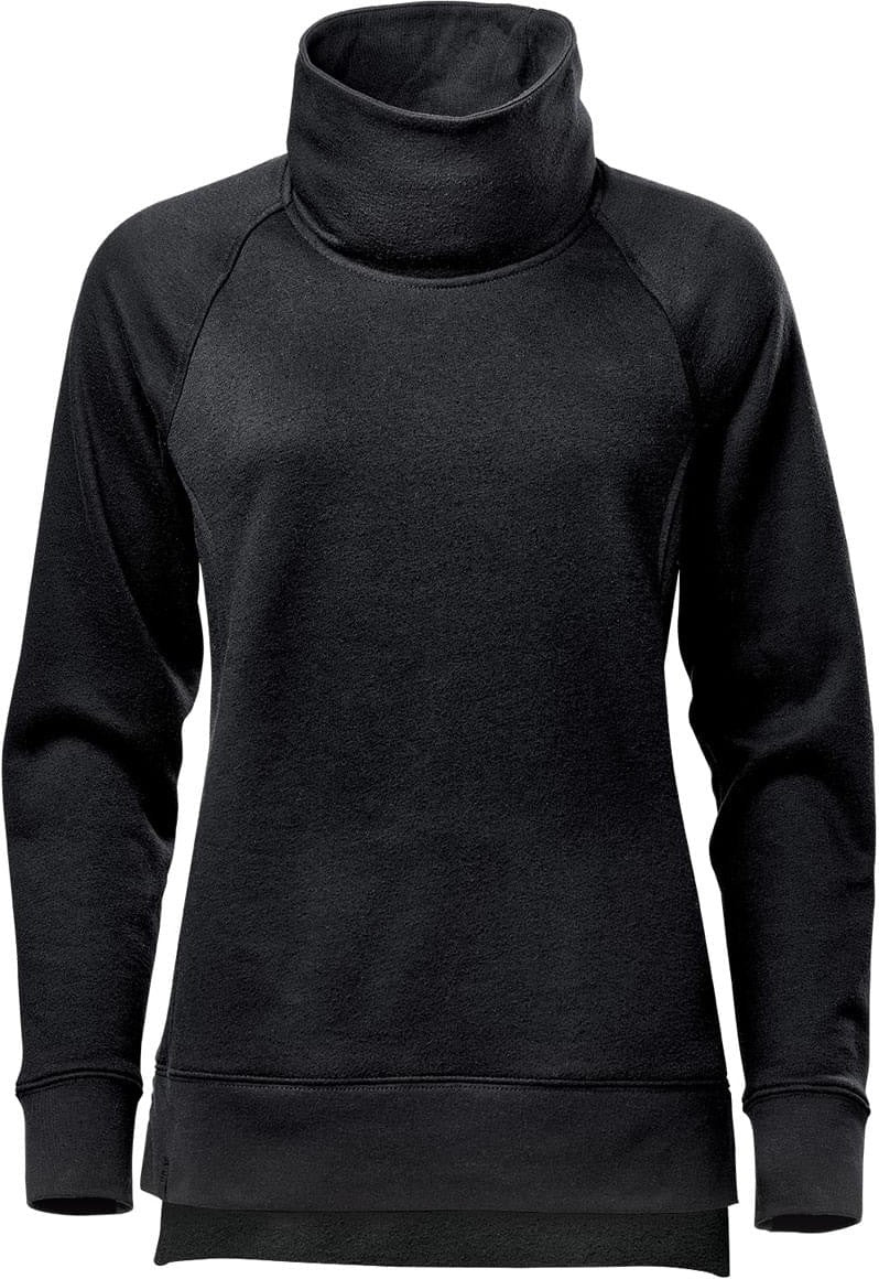 Stormtech Twx-5w Women’s Monashee Cowl Neck Pullover - Black - Ladies Xs