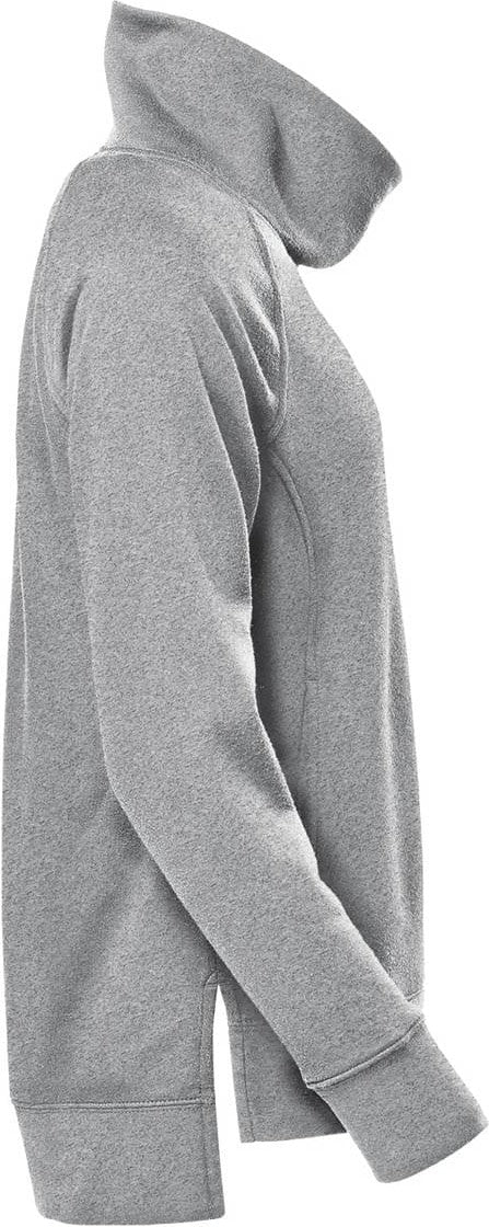 Stormtech Twx-5w Women’s Monashee Cowl Neck Pullover - Granite Heather