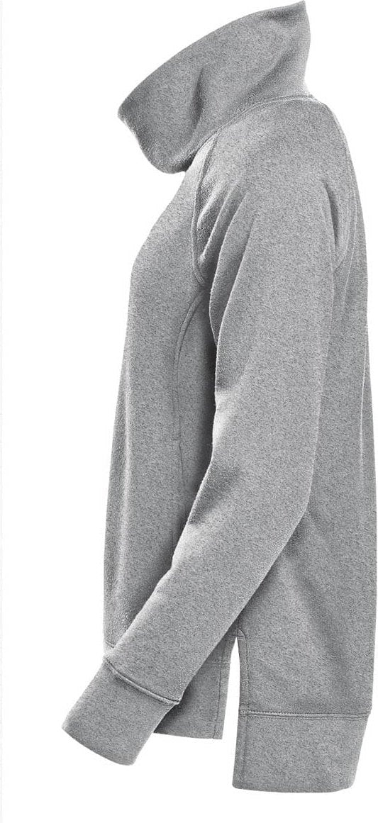 Stormtech Twx-5w Women’s Monashee Cowl Neck Pullover - Granite Heather