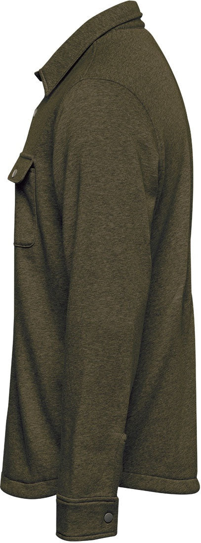Stormtech Twx-6 Monashee Fleece Shacket - Moss Heather