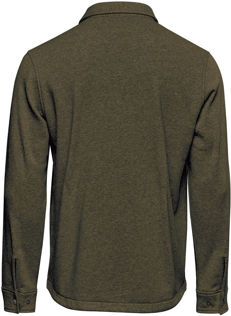 Stormtech Twx-6 Monashee Fleece Shacket - Moss Heather