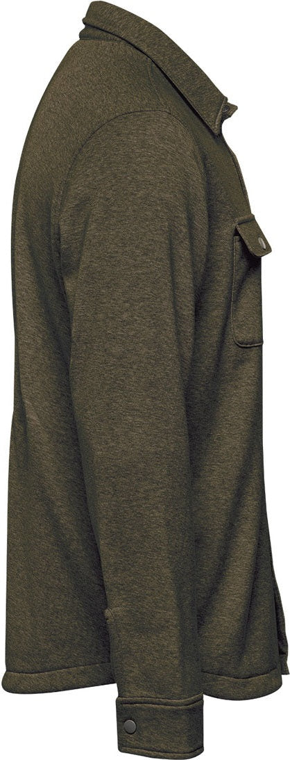 Stormtech Twx-6 Monashee Fleece Shacket - Moss Heather