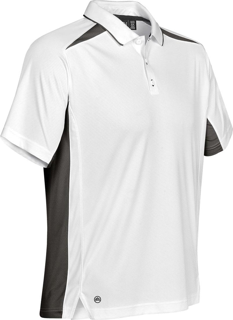 Stormtech Txp-2 Men’s Match Performance Polo - White - Pewter