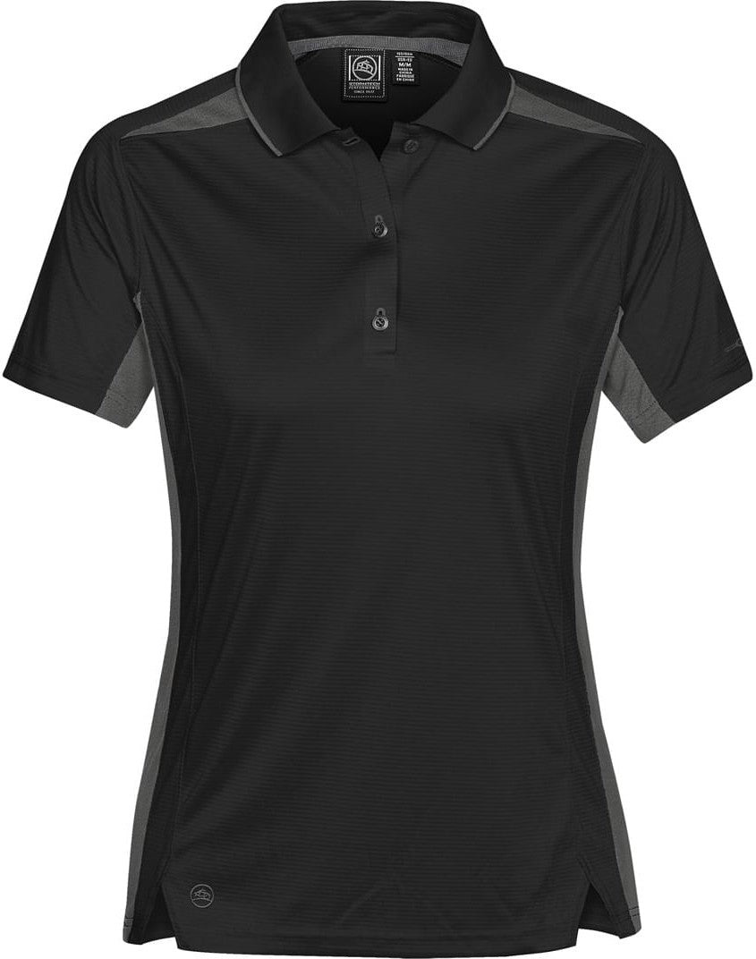 Stormtech Txp-2w Women’s Match Performance Polo - Black Pewter - Ladies Xs