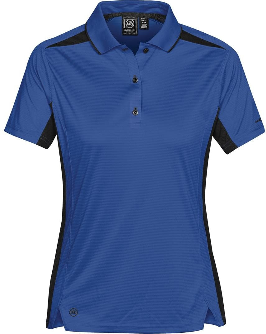 Stormtech Txp-2w Women’s Match Performance Polo - Sapphire - Black - Ladies Xs