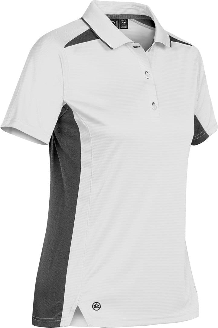 Stormtech Txp-2w Women’s Match Performance Polo - White - Pewter