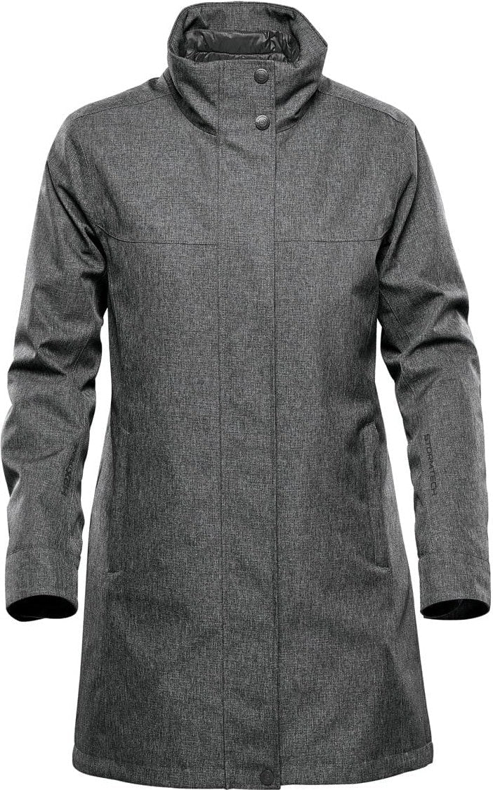 Stormtech Ubx-1wle Women’s Montauk Hd 3-in-1 Jacket - Graphite Heather - Ladies Xs