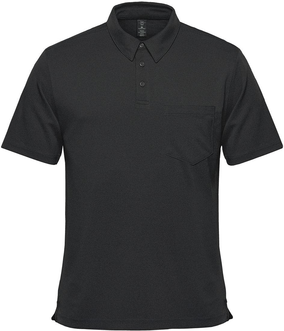 Stormtech Vlx-1 Men’s Dockyard Performance Short Sleeve Polo - Black - Adult s