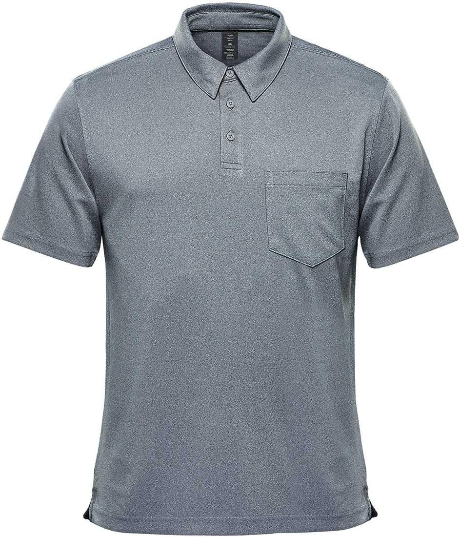 Stormtech Vlx-1 Men’s Dockyard Performance Short Sleeve Polo - Dolphin Heather - Adult s