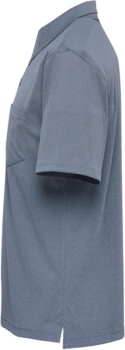 Stormtech Vlx-1 Men’s Dockyard Performance Short Sleeve Polo - Navy Heather
