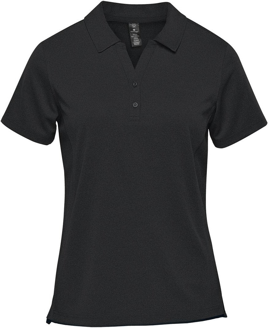 Stormtech Vlx-1w Women’s Dockyard Performance Short Sleeve Polo - Black - Ladies Xs