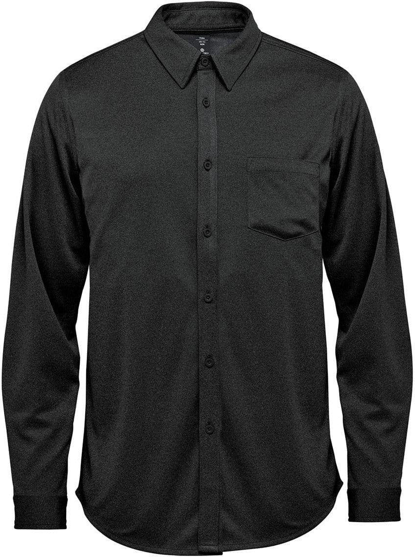 Stormtech Vlx-3 Men’s Montauk Long Sleeve Shirt - Black - Adult s