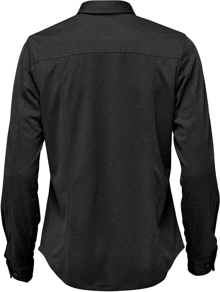 Stormtech Vlx-3w Women’s Montauk Long Sleeve Shirt - Black - Ladies Xs